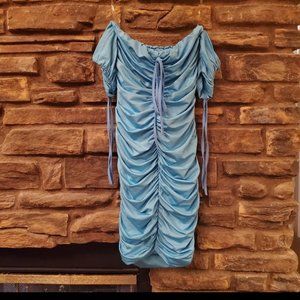 FASHION NOVA SEXY RUCHED DRESS SMALL